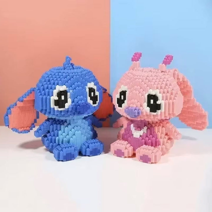 3D Pixel Block Stitch Figures