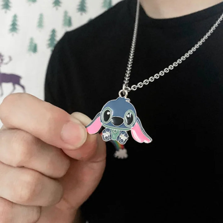 Stitch Metal Necklace