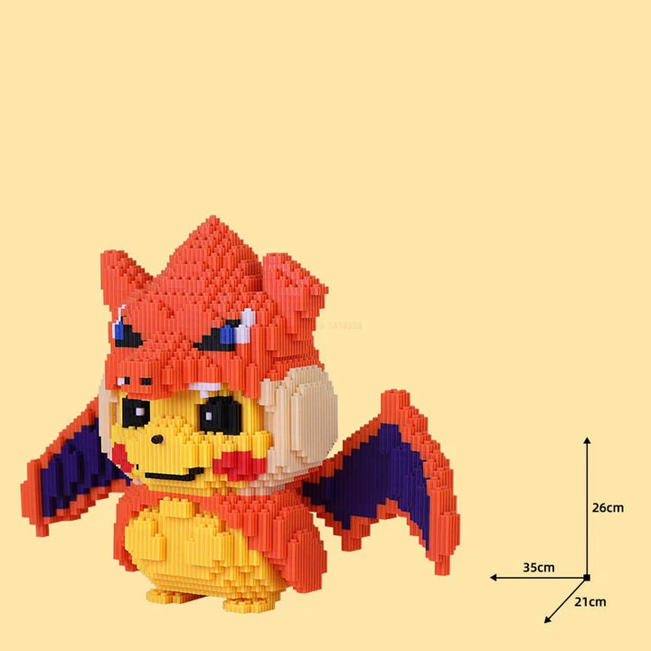 Pokemon 3D Pixel Block Figure